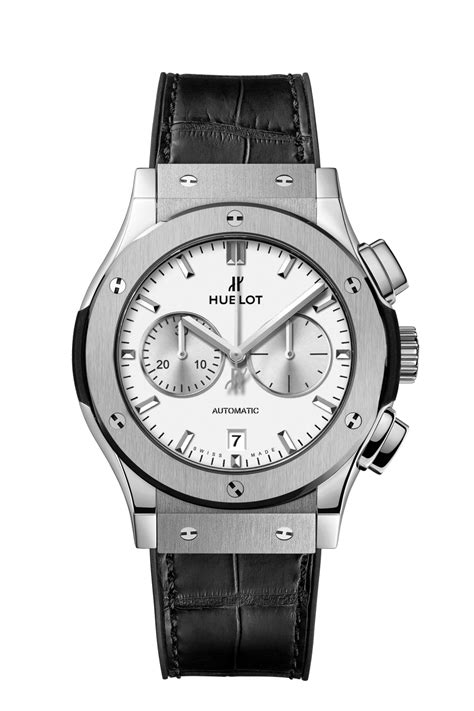 hublot classic fusion chronograph titanium opalin